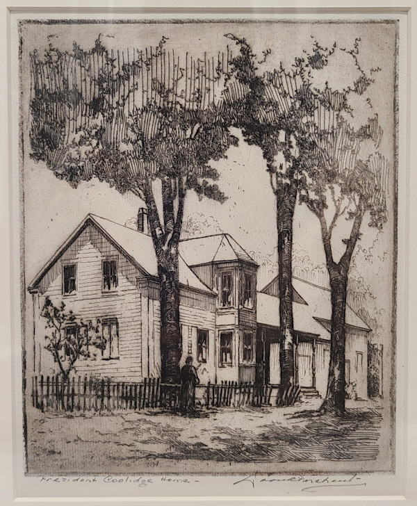 President Coolidge Home by Leon Pescheret