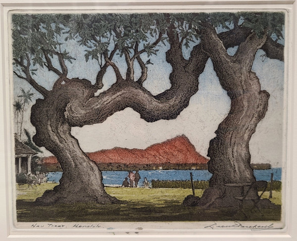Hau Trees, Honolulu by Leon Pescheret