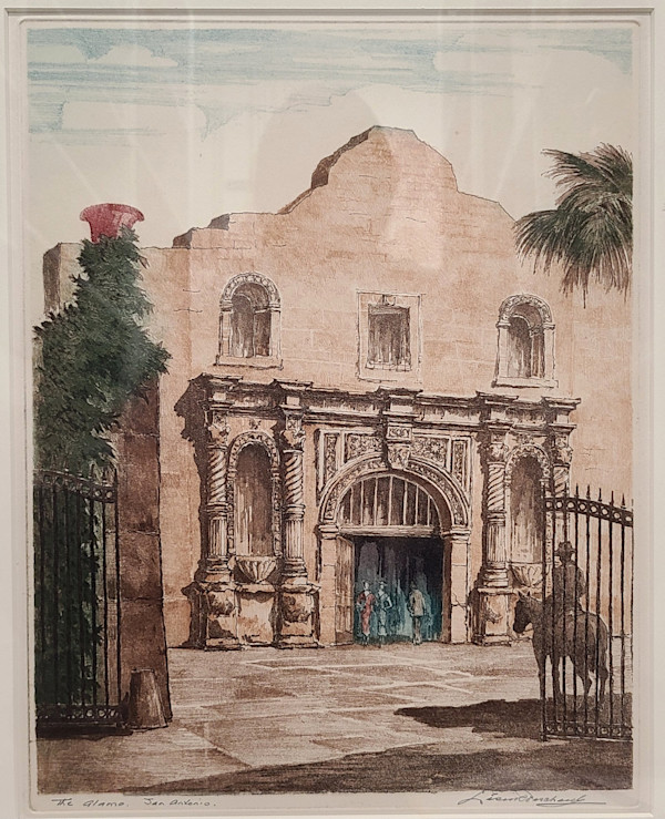 The Alamo, San Antonio by Leon Pescheret