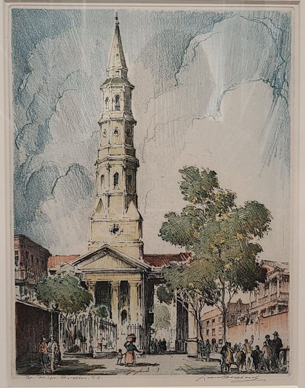 St Philip's, Charleston S.C. by Leon Pescheret, Image 1.