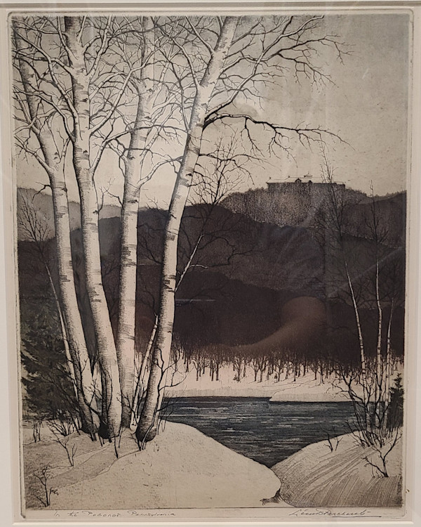 In the Poconos Pennsylvania by Leon Pescheret
