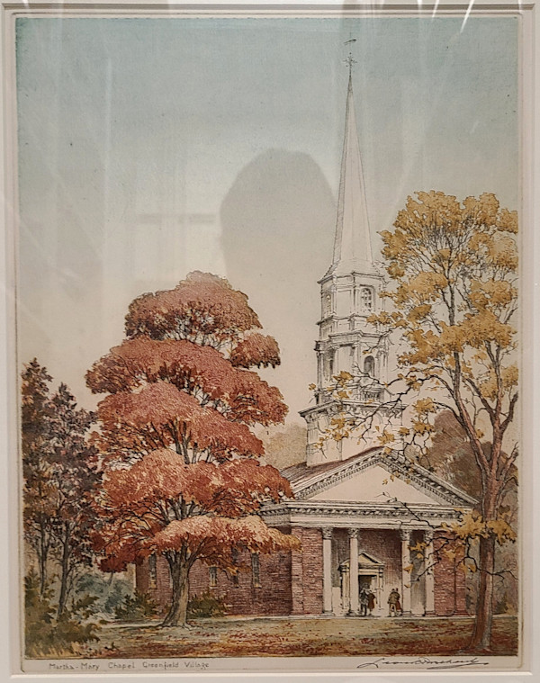 Martha-Mary Chapel Greenfield Village by Leon Pescheret, Image 1.