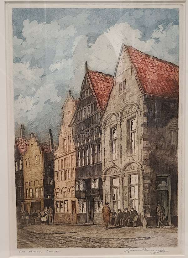 Old Houses, Malines by Leon Pescheret