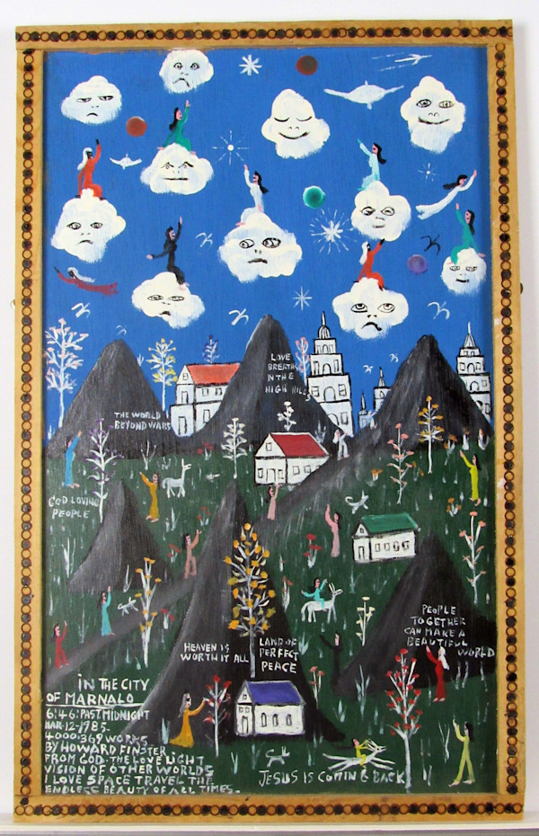 In the City of Marnalo by Howard Finster, Image 1.