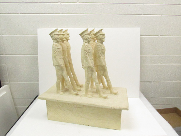 6 Marching Officers by Bill Haendel, Image 1.