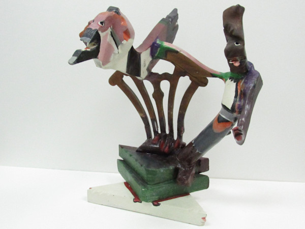 Chair Back Bird and Figure by Derek Webster, Image 1.