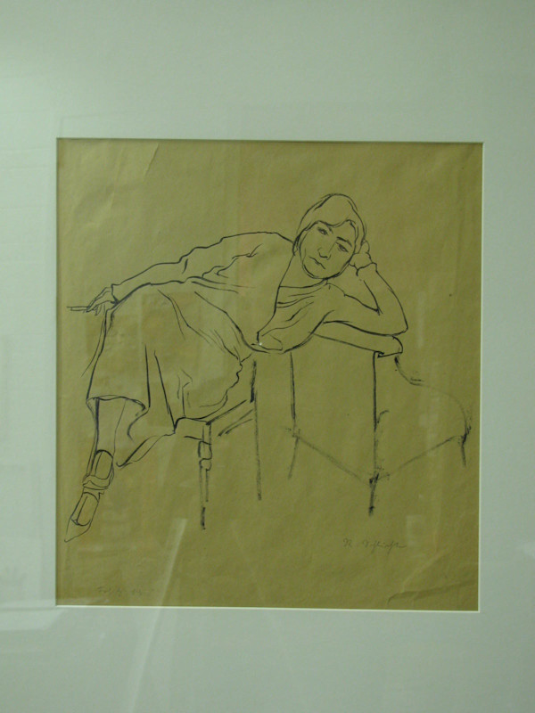 Sitzende Frau (Seated Woman) by Rudolf Schlichter