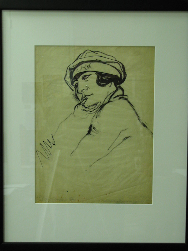 Frau Kopf in die Hand Gestutzt (Woman's Head on Hand) by Rudolf Schlichter