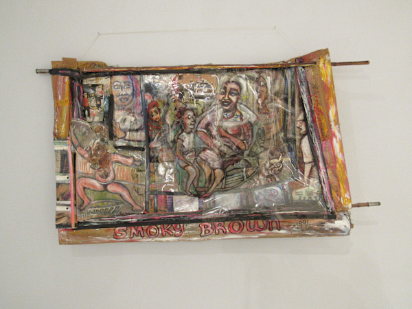 Think Board (Seated Woman with Child) by Grandpa Smoky Brown, Image 1.