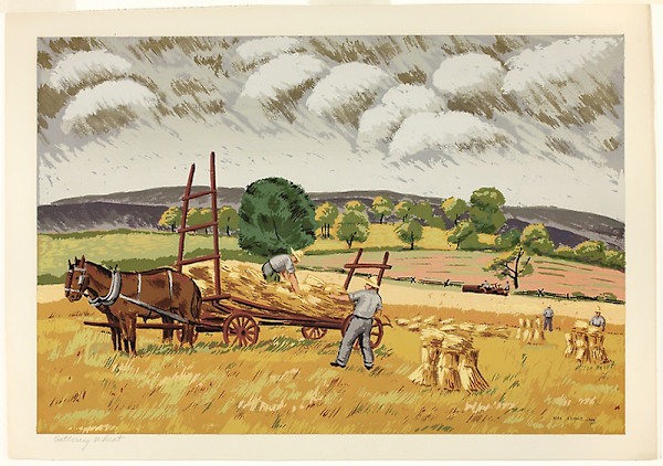 Gathering Wheat by Max Arthur Cohn, Image 1.