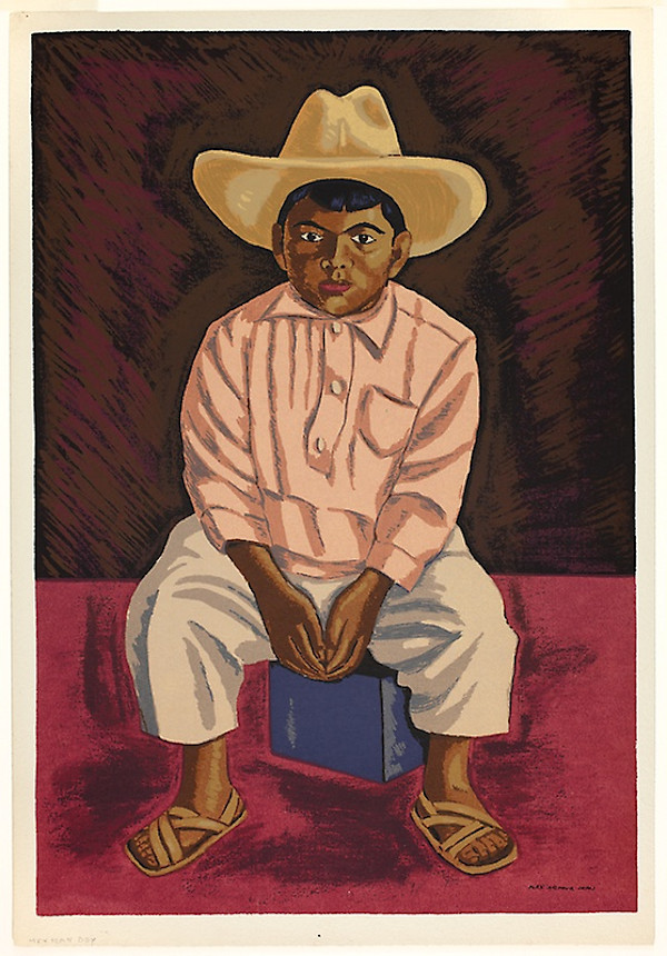 Mexican Boy by Max Arthur Cohn