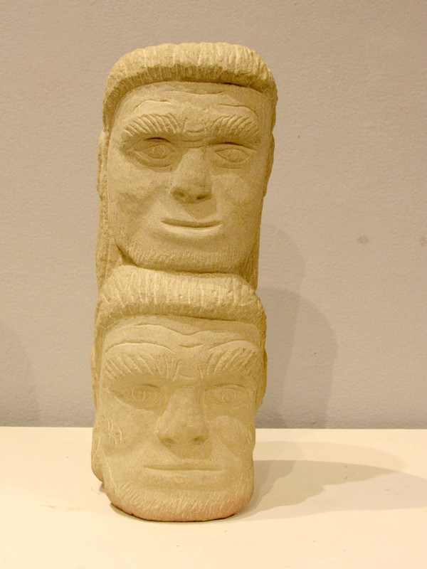 Untitled, Two Heads by Tim Lewis, Image 1.