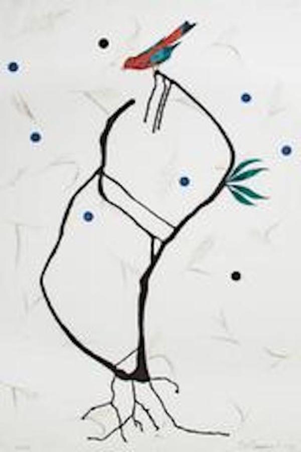 The Little Bird and the Leaves of Grass (Edition of 120) by Ed Baynard, Image 1.
