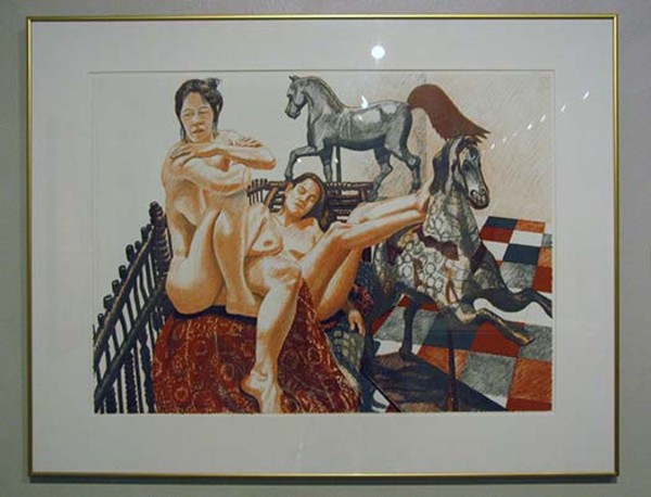 Models and Horses (Edition of 120) by Philip Pearlstein, Image 1.