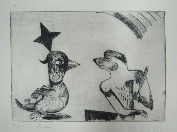 Vogel mit Stern (Bird with Star) by Wilhem Höpfner, Image 1.