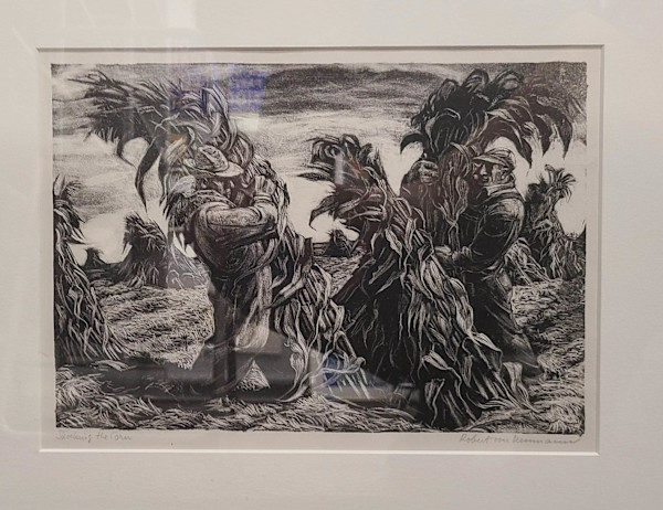 Folio: "Shucking the Corn" by Robert Von Neumann, Image 1.