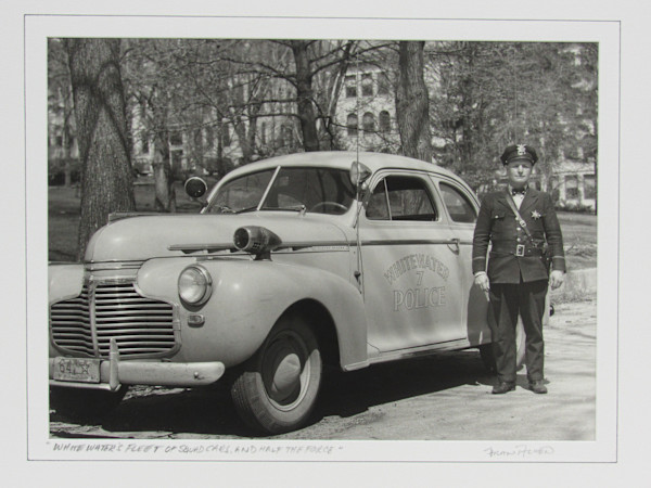 Whitewater's Fleet of Squad Cars and Half the Force by Fran Achen, Image 1.