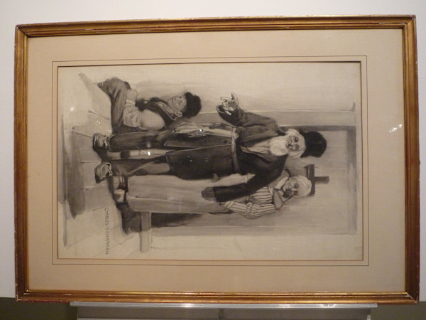 Magazine Illustration of Couples by Charles Chapman, Image 1.