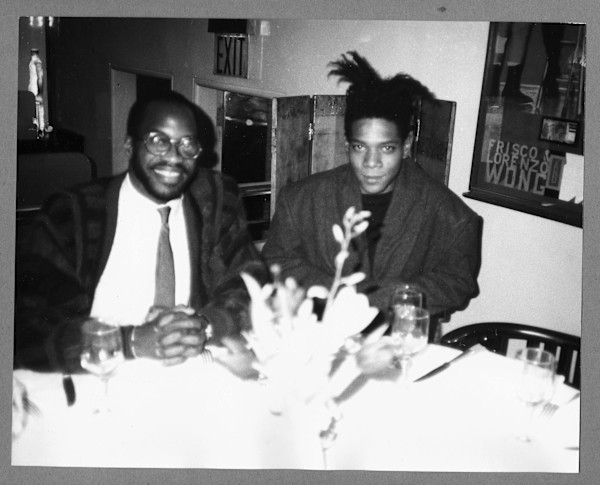Basquiat, Jean-Michel and Unidentified Man by Andy Warhol