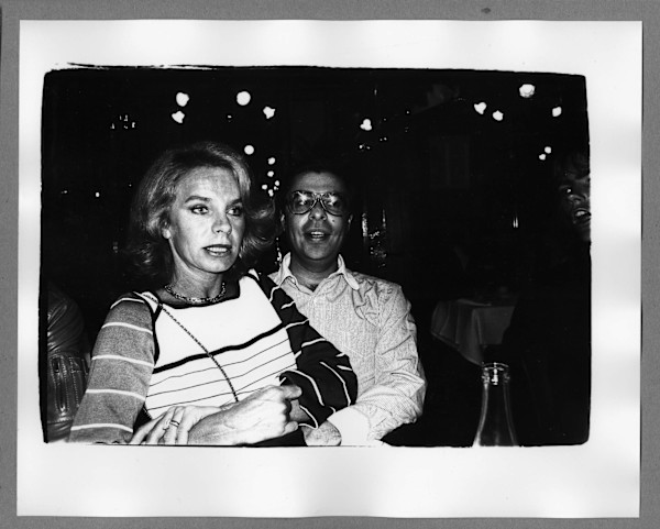 Colacello, Bob and Unidentified Woman by Andy Warhol