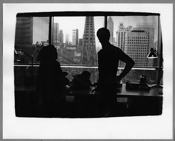 Halston and Martha Grahm by Andy Warhol
