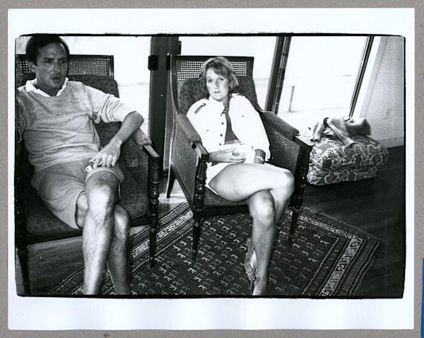Hughes, Fred and Unidentified Woman by Andy Warhol, Image 1.