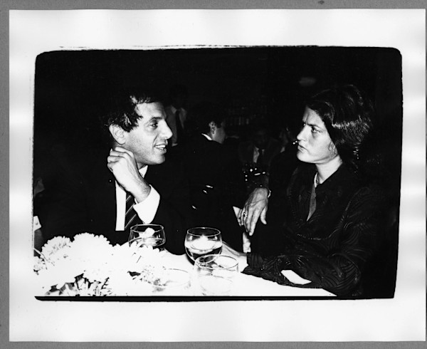 Rubell, Steve and Unidentified Woman by Andy Warhol