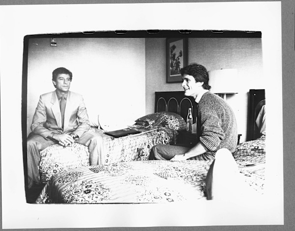 Two Unidentified Men in Hotel Room by Andy Warhol, Image 1.