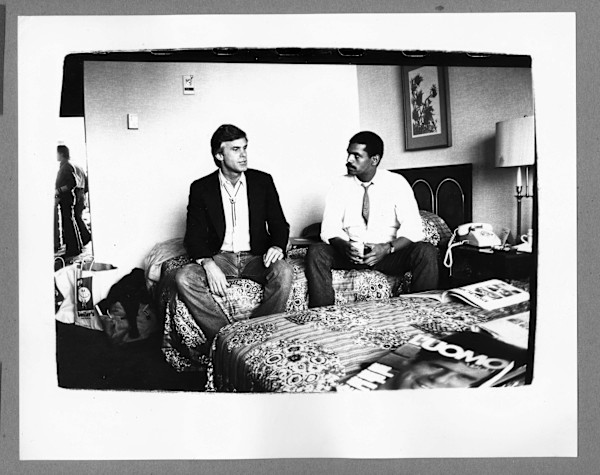 Two Unidentified Men in Hotel Room by Andy Warhol, Image 1.