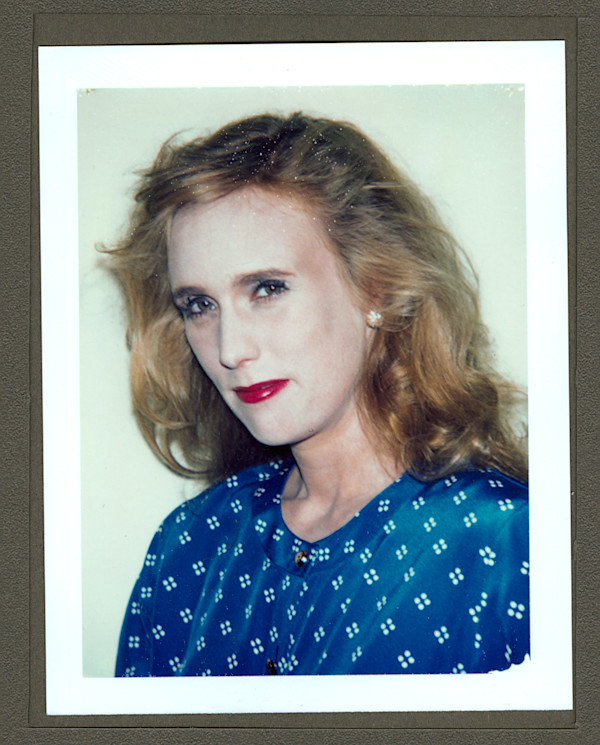 Unidentified Woman (Blue Dress, White Spots), 2 by Andy Warhol, Image 1.
