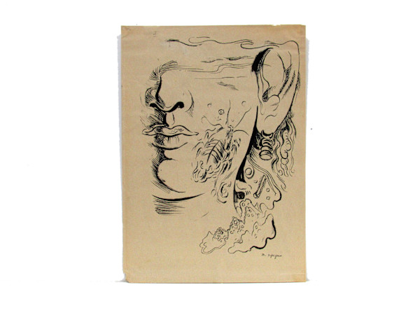 Halbes gesicht by Rudolf Schlichter, Image 1.