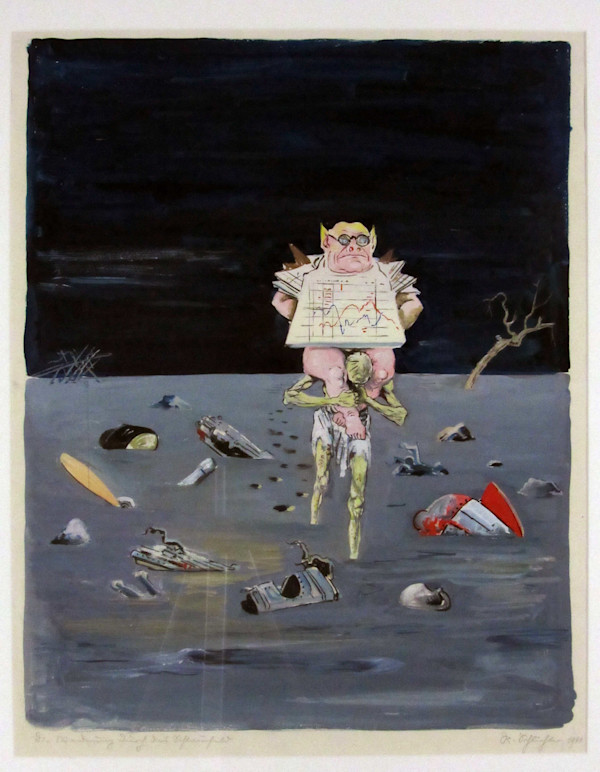 (title illegible) by Rudolf Schlichter