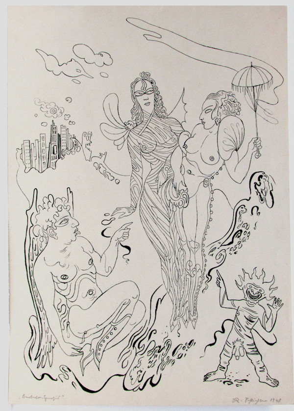 Gnosis by Rudolf Schlichter, Image 1.