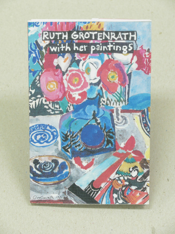 Ruth Grotenrath with her Paintings by Schomer Lichtner, Image 1.