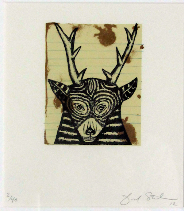 Untitled (Deer Head), 2/46 by Fred Stonehouse, Image 1.