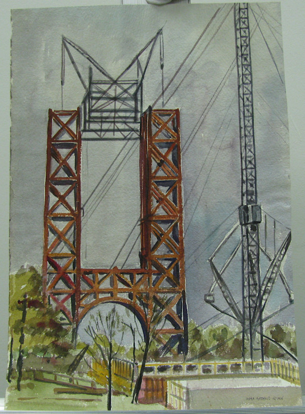 Constructing the George Washington Bridge by Max Arthur Cohn, Image 1.