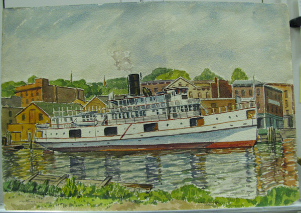 Kingston River Boat by Max Arthur Cohn, Image 1.