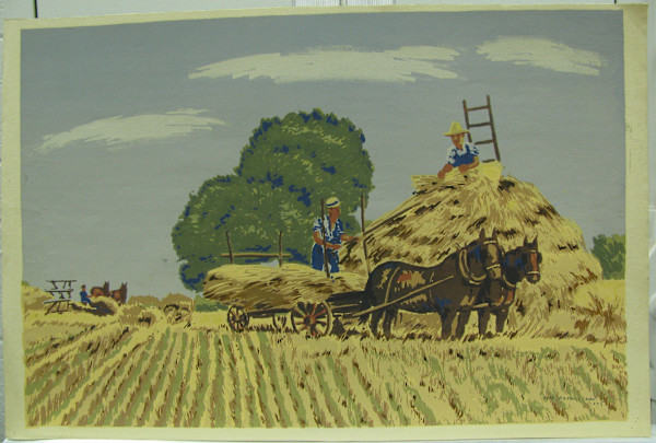 Wheatfield Harvest by Max Arthur Cohn, Image 1.