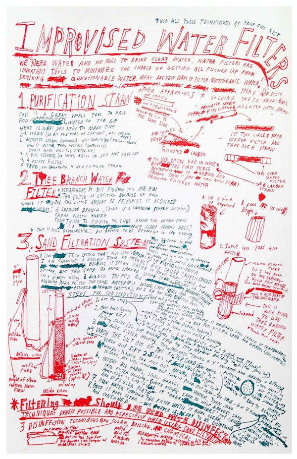 Improvised Water Filters by Colin Matthes, Image 1.