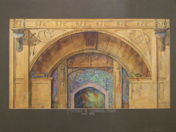 Fireplace in Living Room by Evelyn Guhr Sweeney