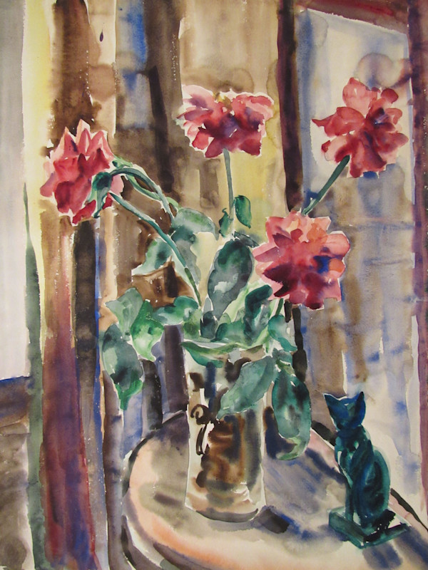 Still Life with Flowers by Evelyn Guhr Sweeney, Image 1.