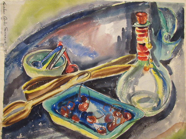 Still Life with Cherries by Evelyn Guhr Sweeney, Image 1.