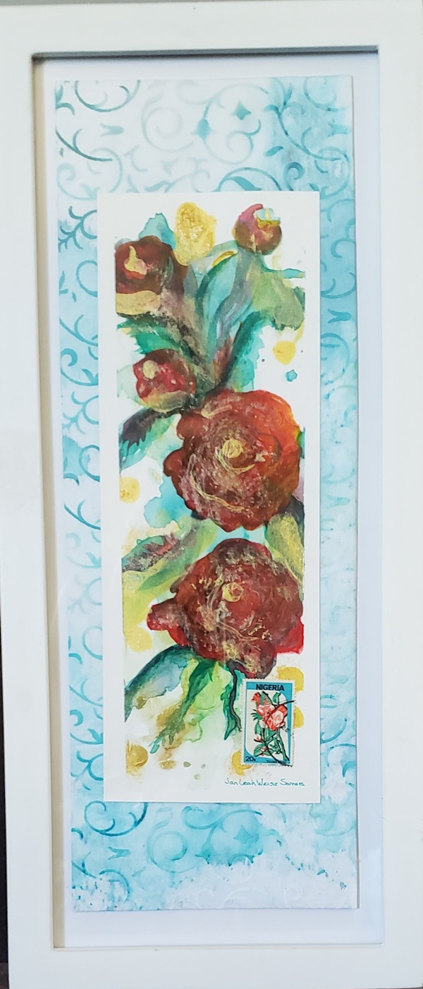 Stamp flowers by Jan Somers