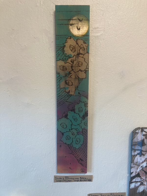 Dusky Blossom Moonlite Saguaro by Heart of the Sun Gallery