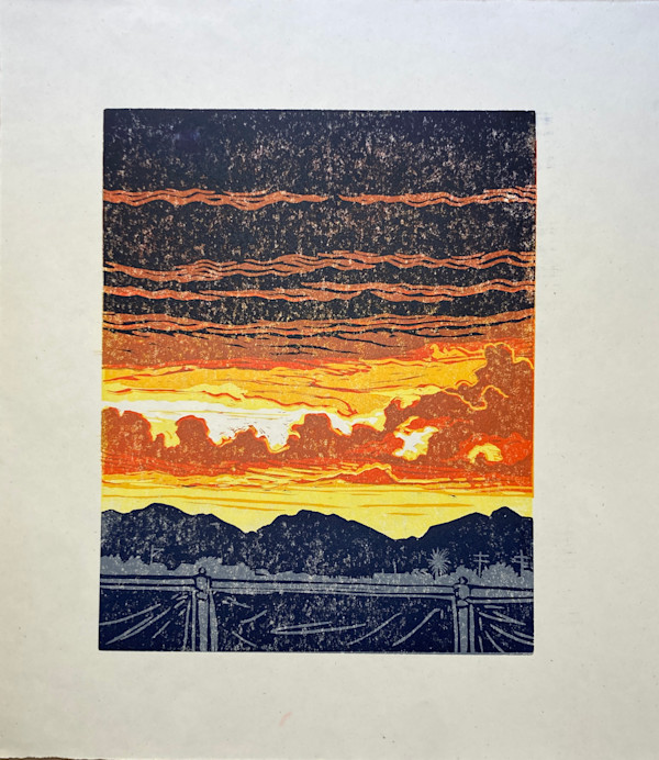 Lost View Sunset (Santa Rita Ave) by Heart of the Sun Gallery