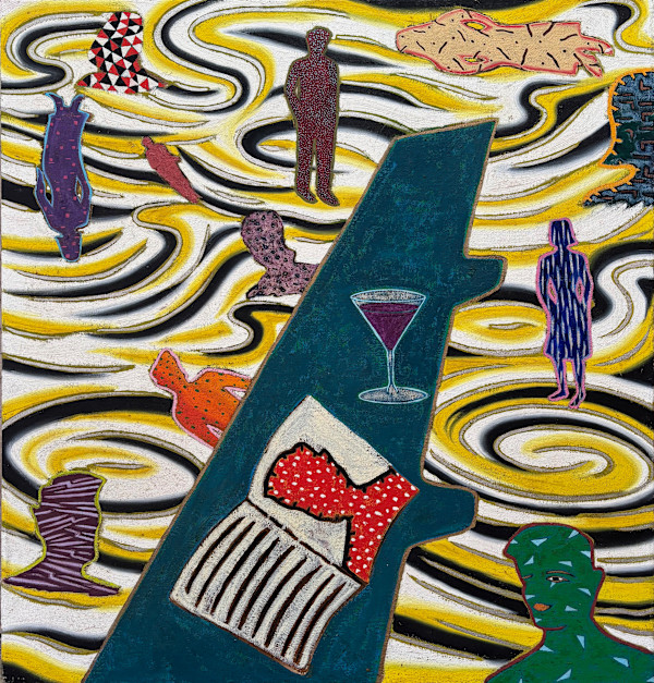 I saw a Bunch of People Floating outside my Airplane Window by Francis Pavy