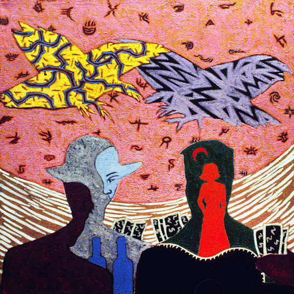Cock Fight by Francis Pavy