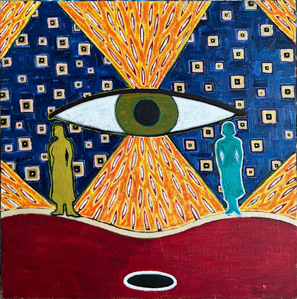Guitar Seeing Eye by Francis Pavy