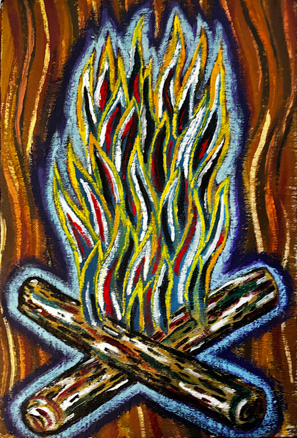 Campfire study #2 by Francis Pavy