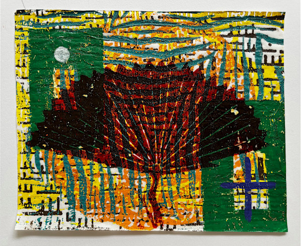 Palmetto V Square by Francis Pavy